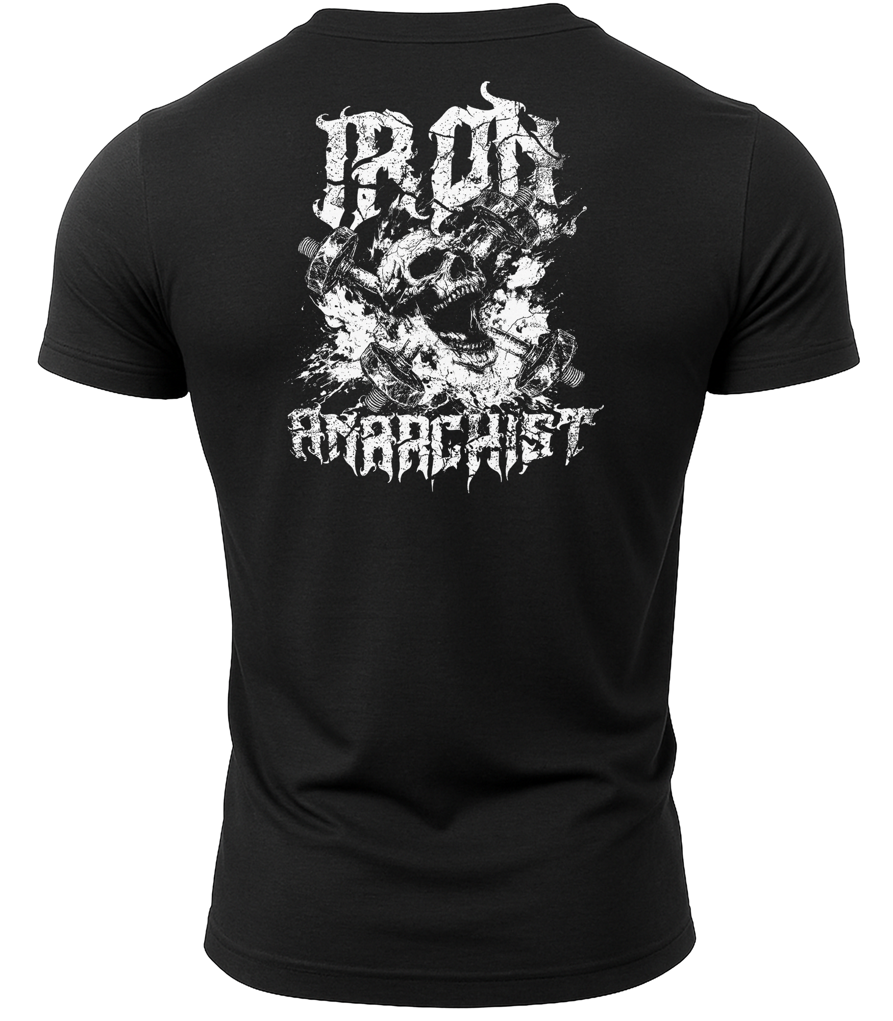 GYMTIER-IRONANARCHISTSKULLDUMBBELL-GD001 - BLAC