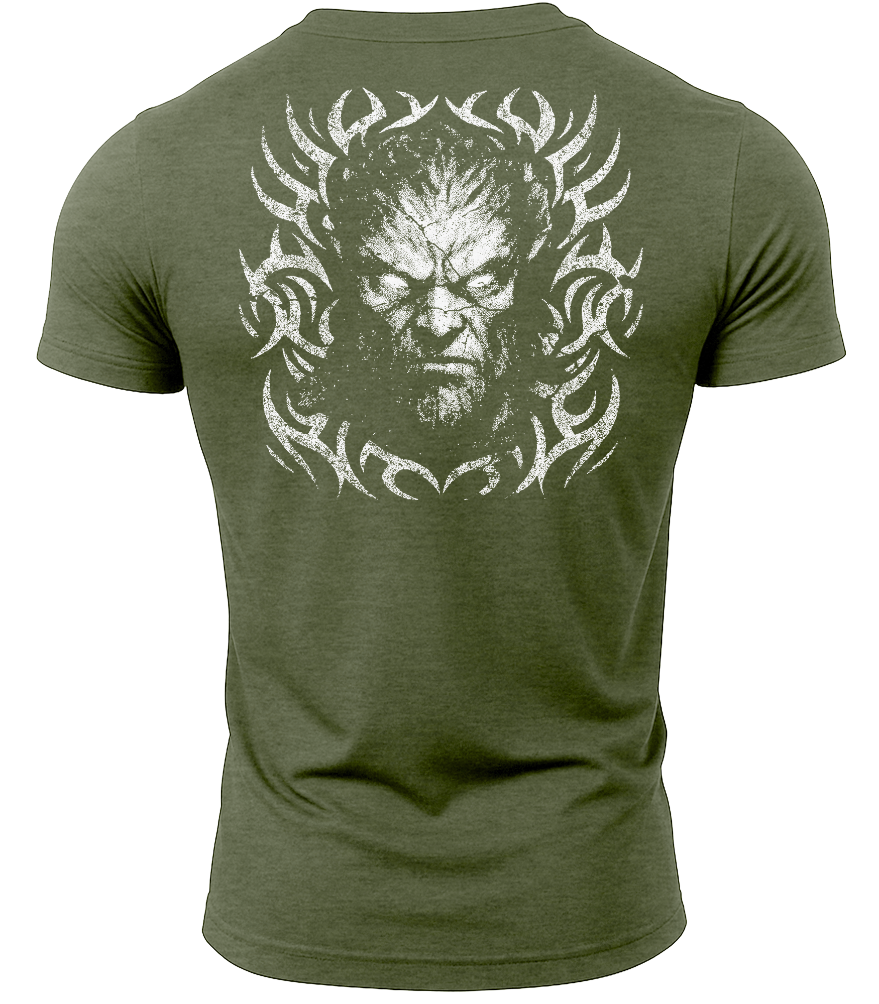 Heather Military Green | Back