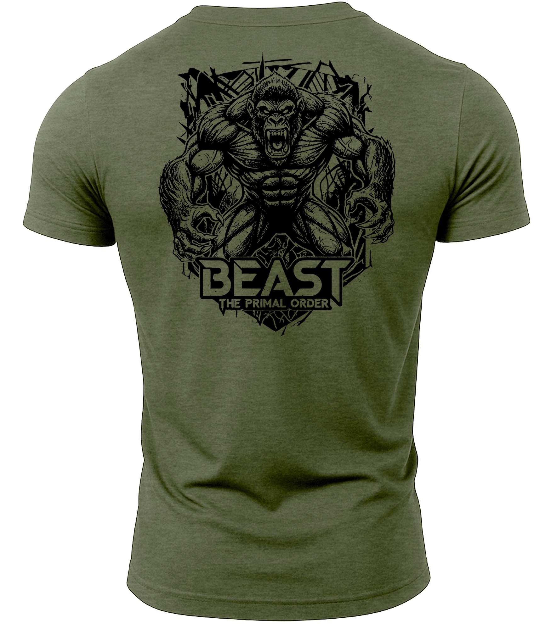 Heather Military Green | Back