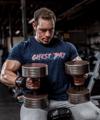 Retro Chest Day - Gym T-Shirt