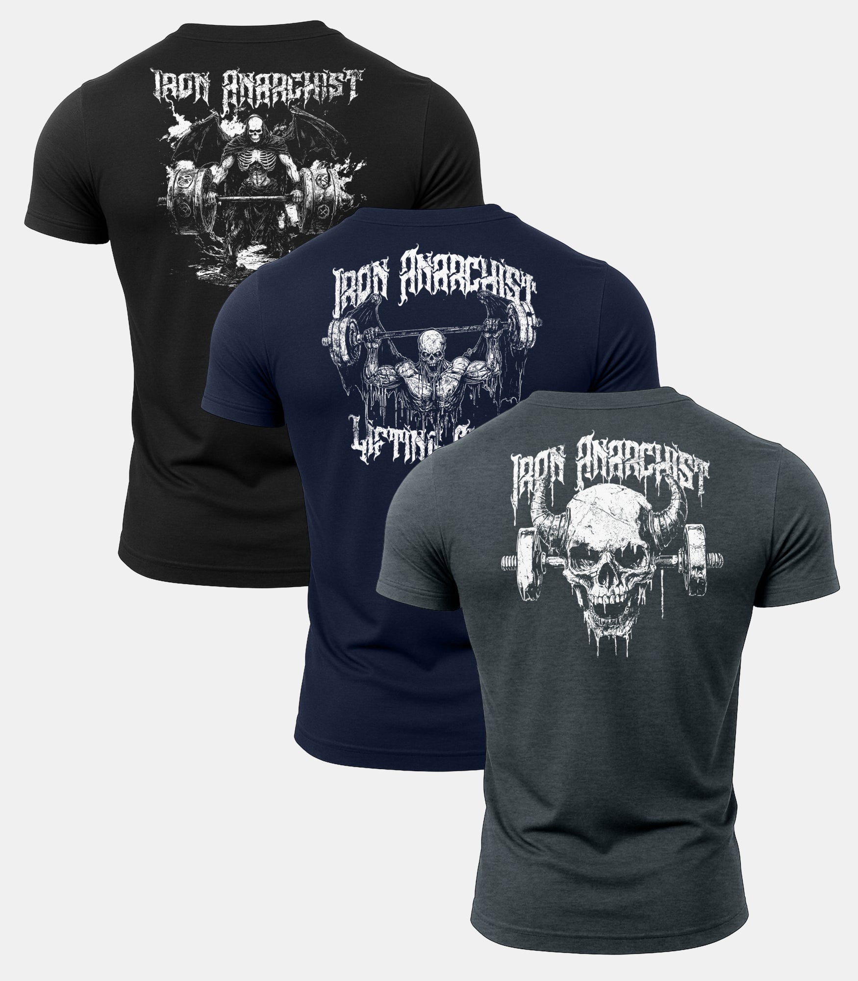 Iron Anarchist Gym T-Shirt 3 Pack