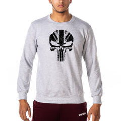Skull UK Flag - Gym Sweatshirt