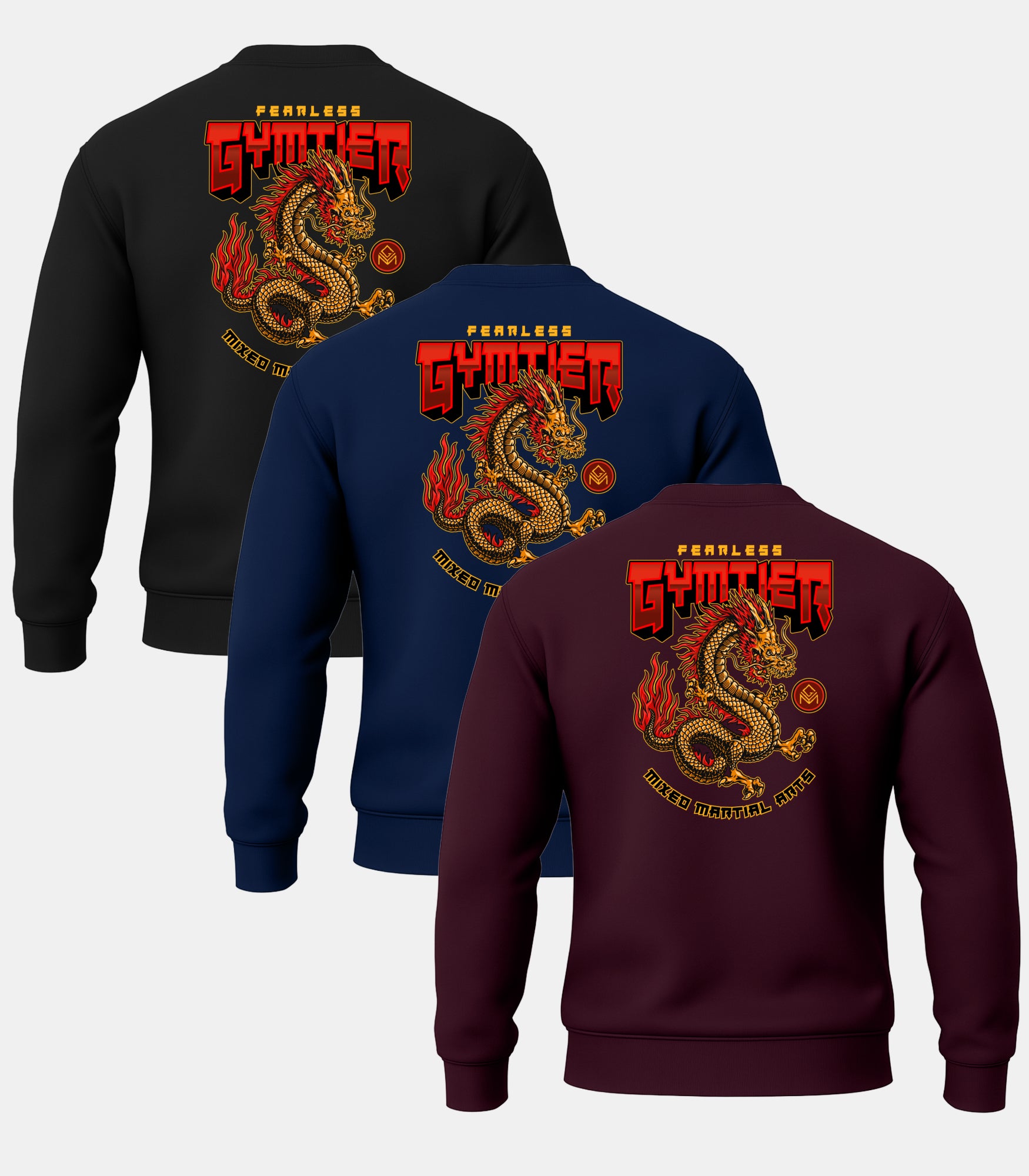 MMA Classic Sweatshirts 3 Pack