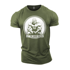 Let The Gains Begin - Gym T-Shirt