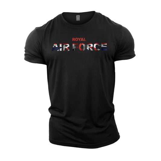 Royal Air Force UK Flag - Gym T-Shirt