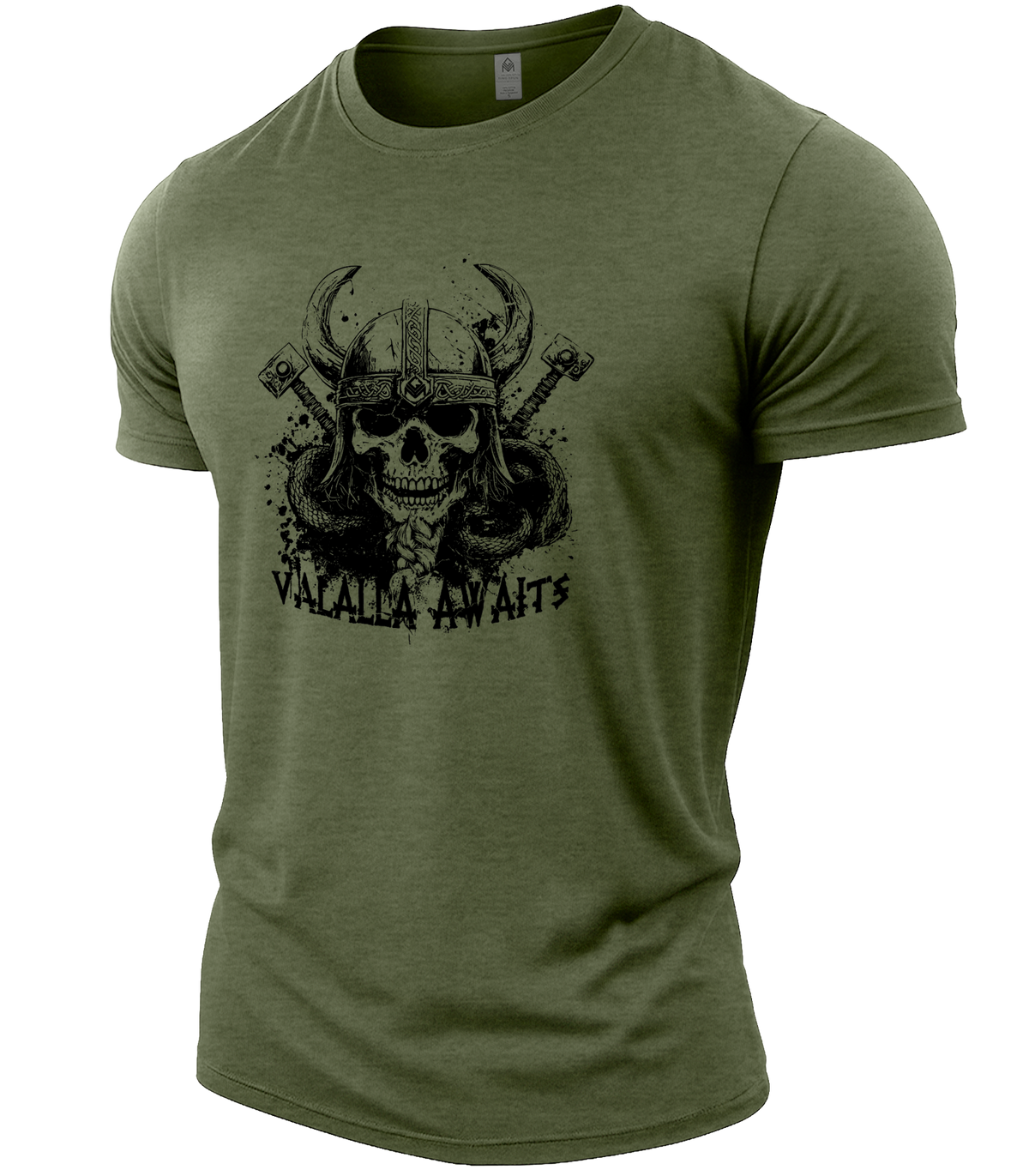 Heather Military Green | Angle