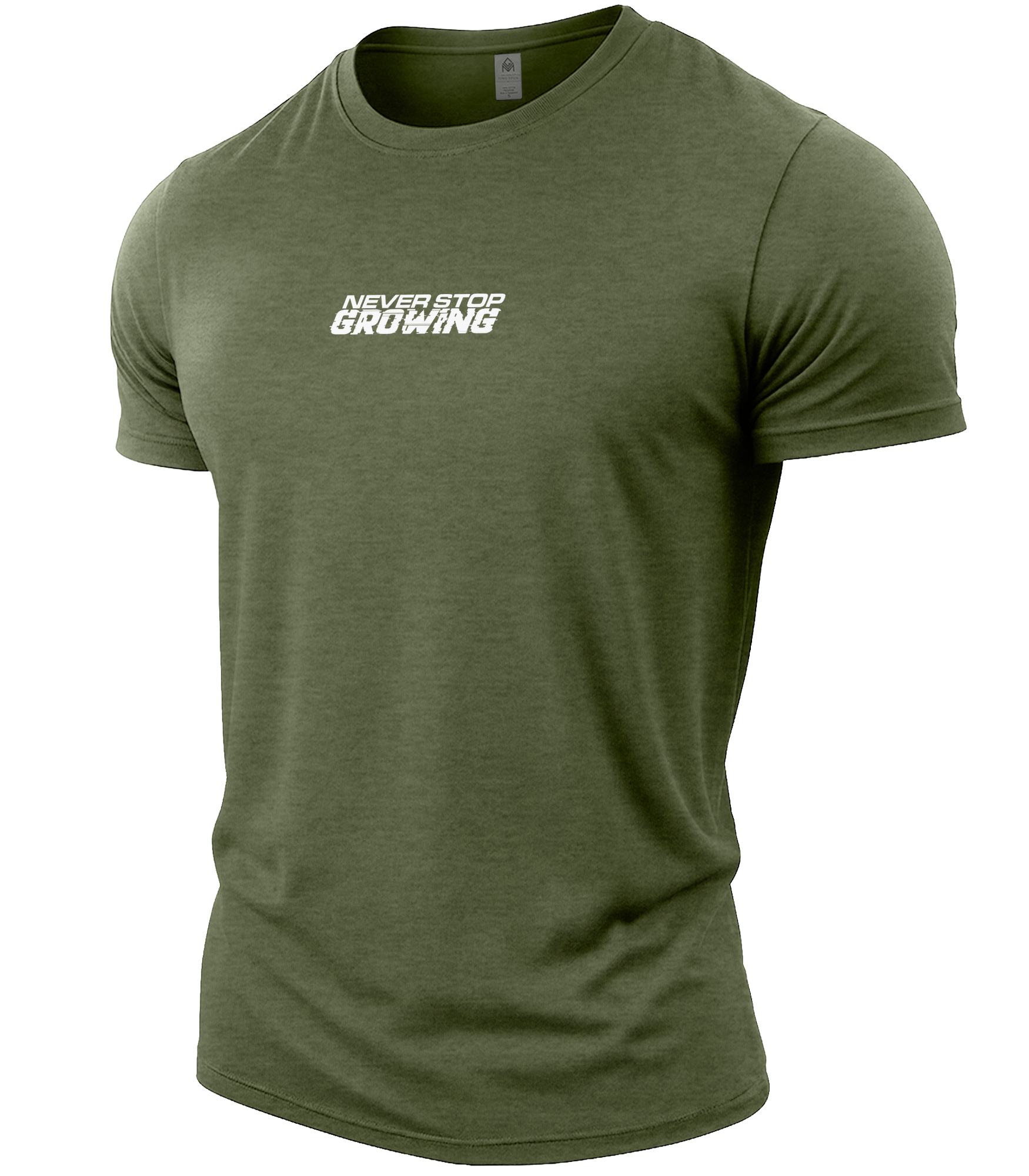 Heather Military Green | Angle