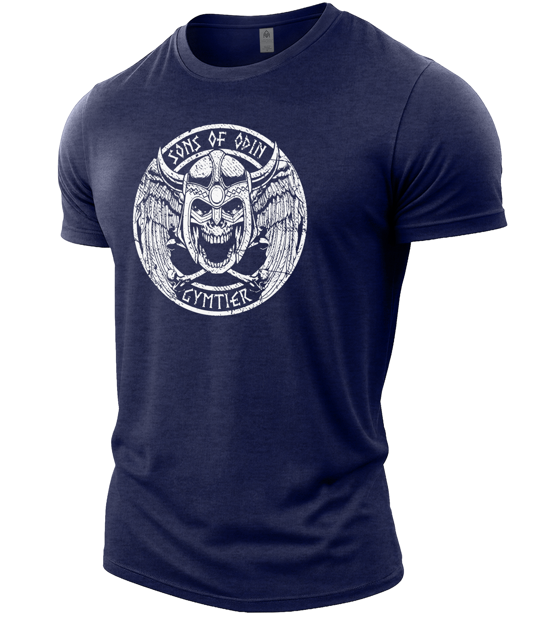 Heather Navy | Angle