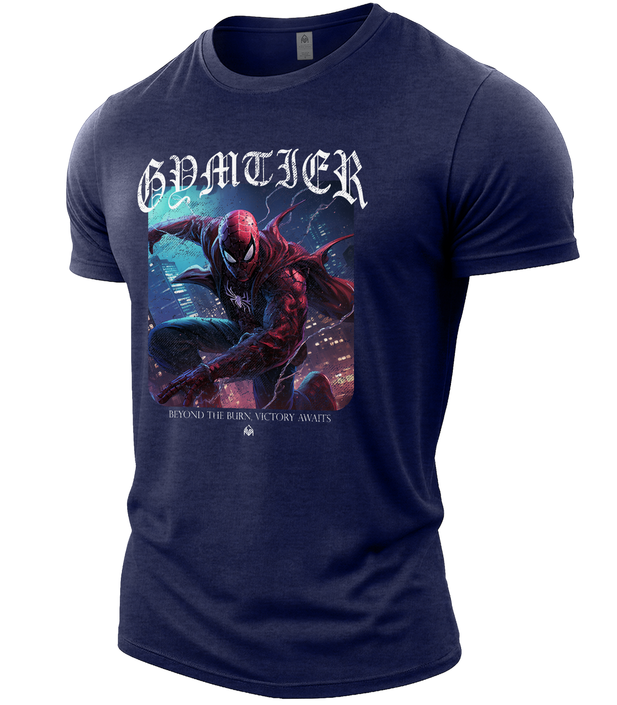 Heather Navy | Angle