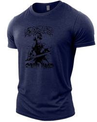 Heather Navy | Angle