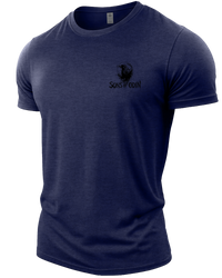 Heather Navy | Angle