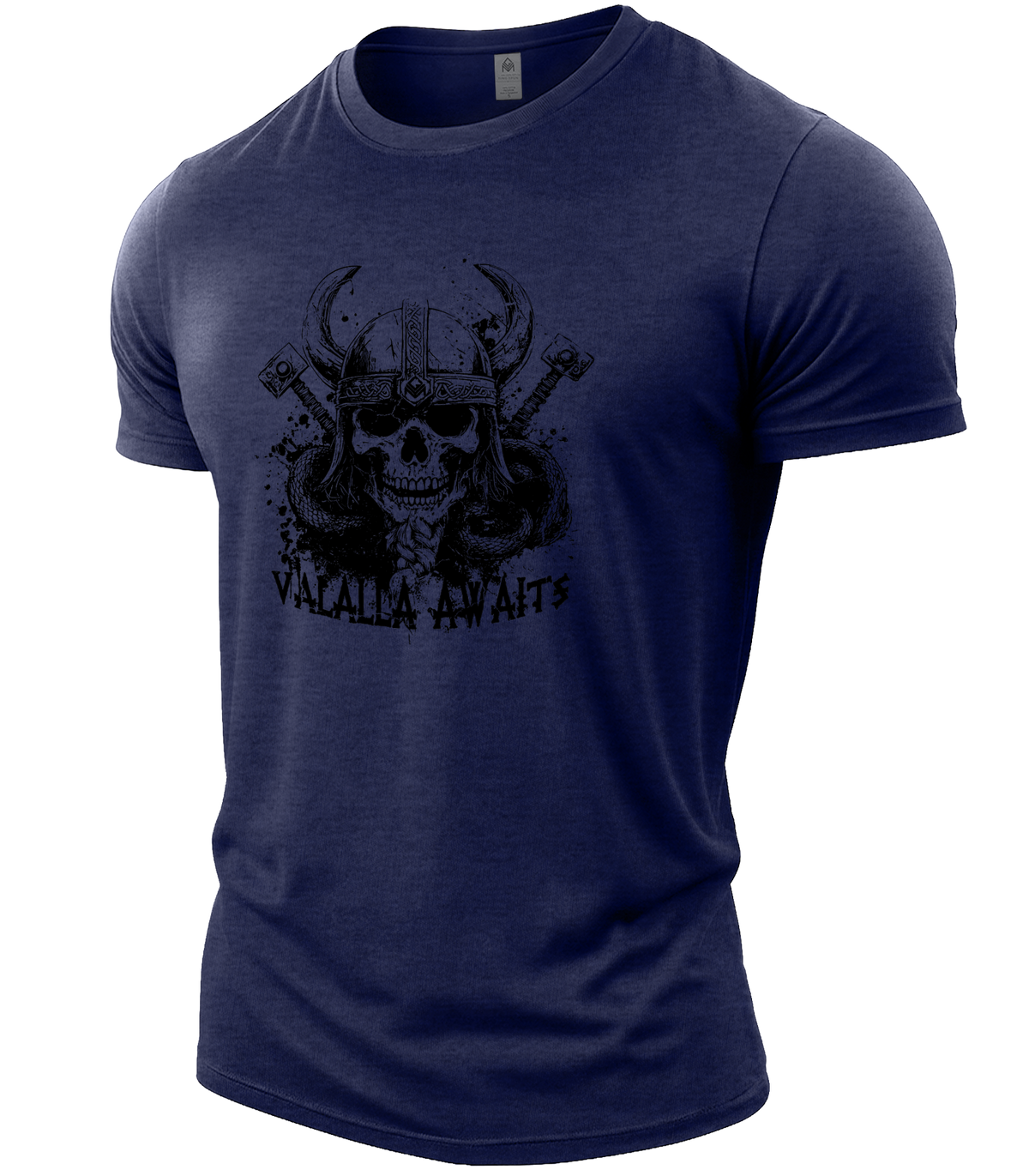 Heather Navy | Angle