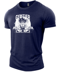 Heather Navy | Angle