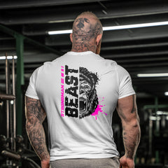 Strongman Beast Pink - Gym T-Shirt