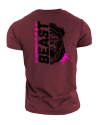 Strongman Beast Pink - Gym T-Shirt