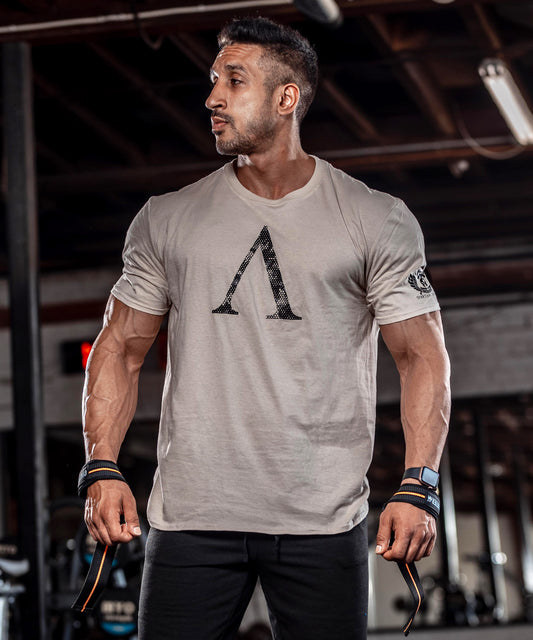 Spartan Symbol Hex Camo - Spartan Forged - Gym T-Shirt