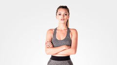 Womens Sculpt Grey Sports Bra