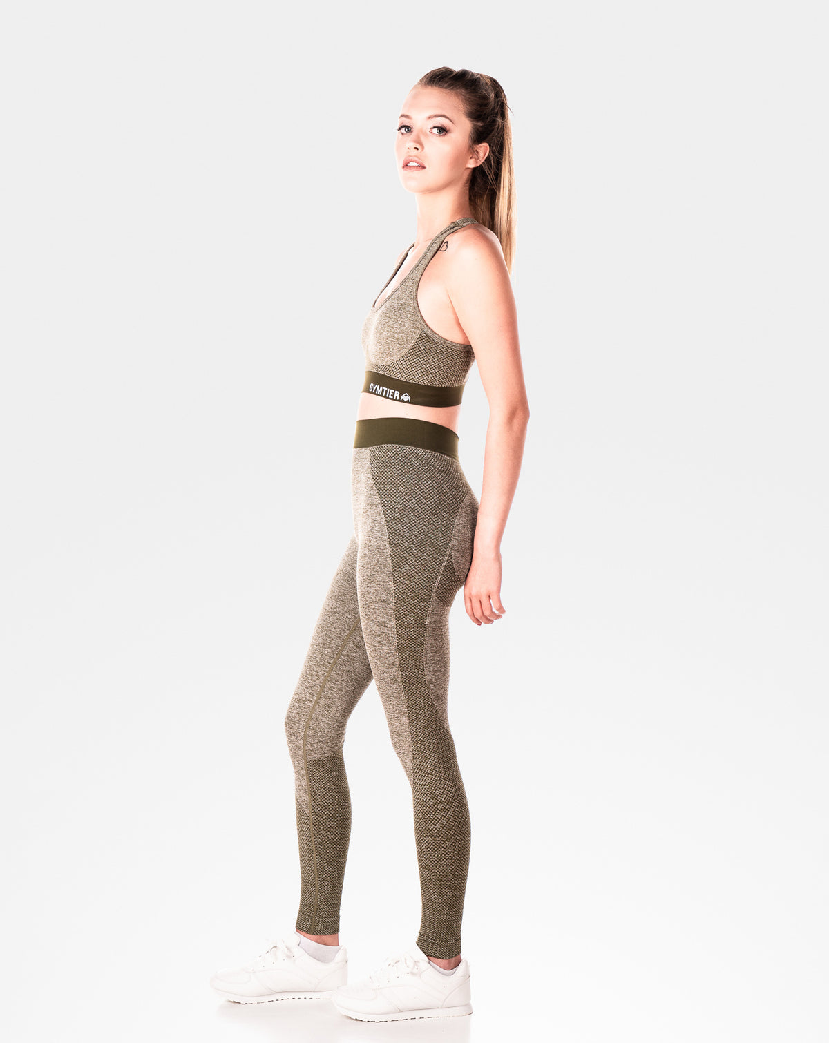 Womens Sculpt Khaki Leggings