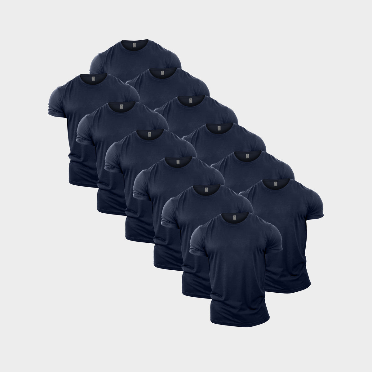 All Navy Crew Neck T-Shirt 12 Pack