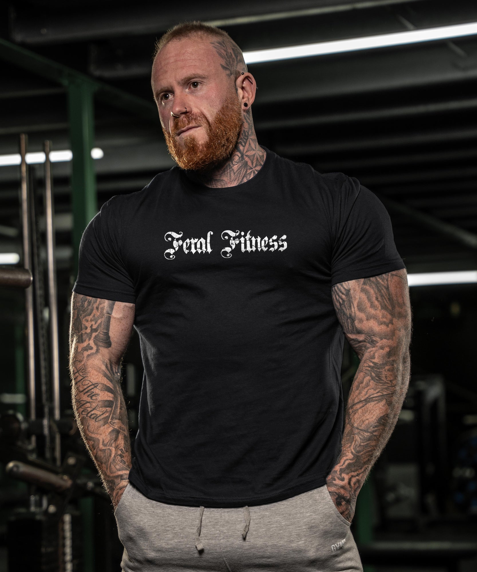 Feral Fitness Tiger - Gym T-Shirt