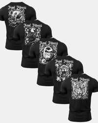 Feral Fitness T-Shirt 5 Pack