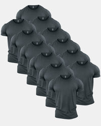 All Grey Crew Neck T-Shirt 12 Pack