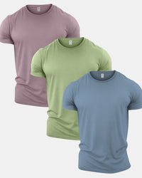 Pastel Crew Neck T-Shirt 3 Pack