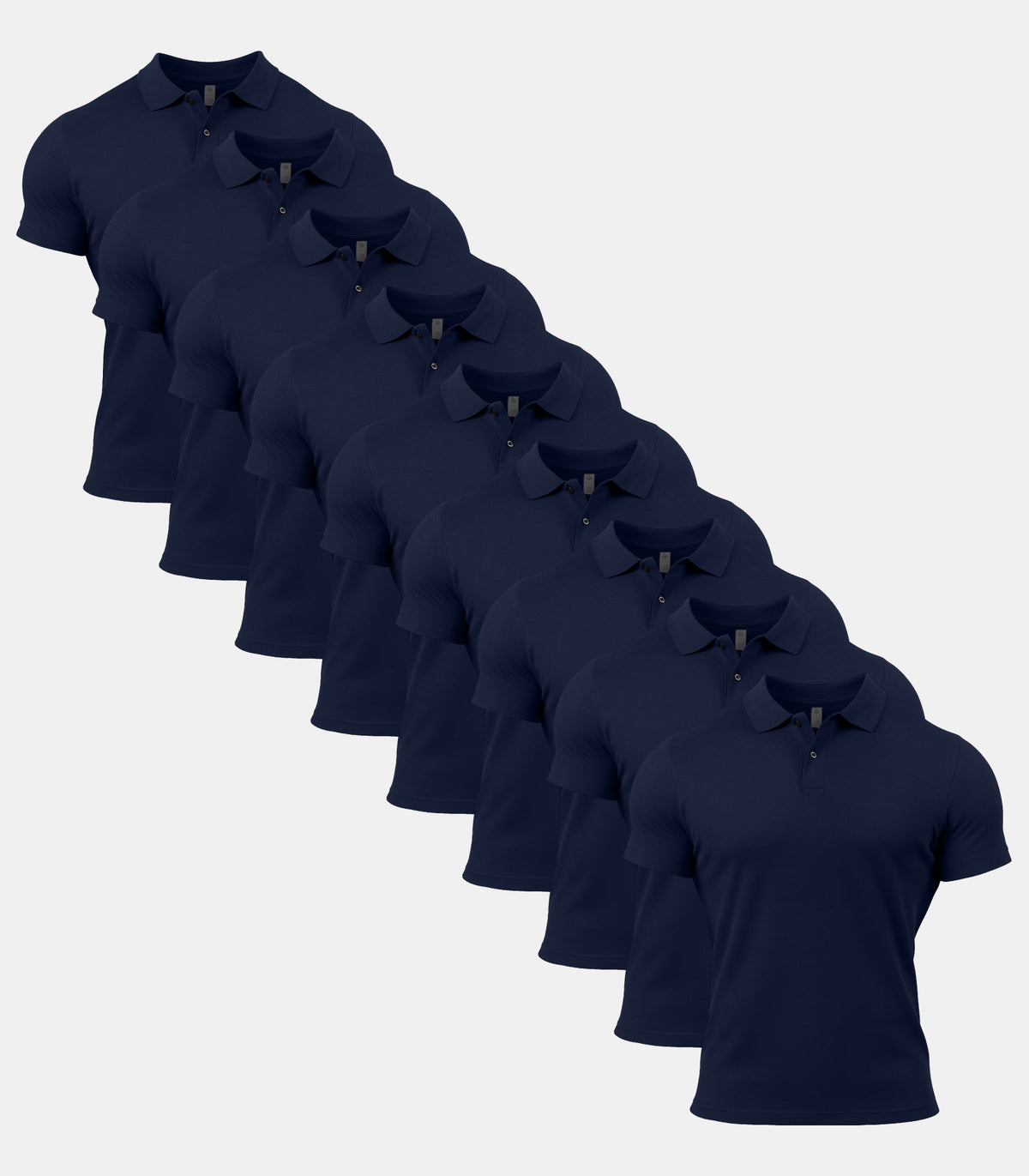 All Navy Polo Shirt 9 Pack