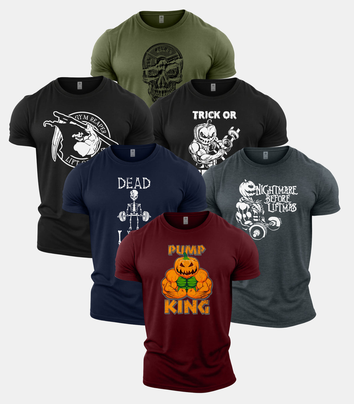 Halloween Gym T-Shirt 6 Pack