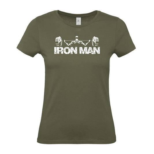 Cracked Ironman - Women's Gym T-Shirt