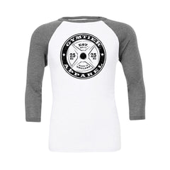GYMTIER Barbell - Gym Baseball T-Shirt