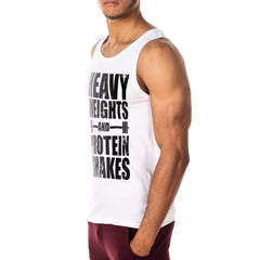 Heavy Weights & Protein Shakes Gym Vest