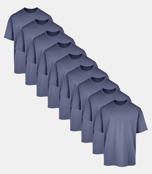 All Blue Oversized Gym T-Shirt 9 Pack