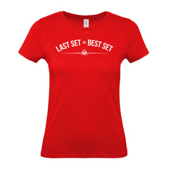 Last Set Best Set - Women's Gym T-Shirt