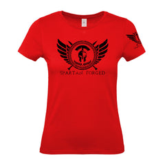 Spartan Forged Chest - Women's Gym T-Shirt