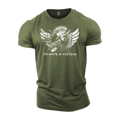 Spartan Forged Strength In Discipline - Gym T-Shirt