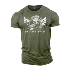 Spartan Forged Strength In Discipline - Gym T-Shirt