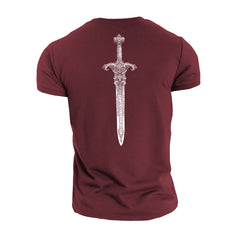 Spartan Forged Strength In Discipline Sword - Gym T-Shirt