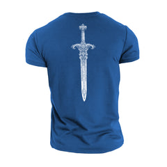 Spartan Forged Strength In Discipline Sword - Gym T-Shirt