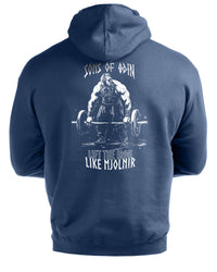Sons Of Odin Lift The Iron Like Mjolnir - Gym Hoodie