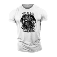 Sons Of Odin Training For Valhalla - Gym T-Shirt