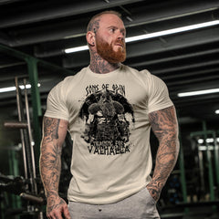 Sons Of Odin Training For Valhalla - Gym T-Shirt