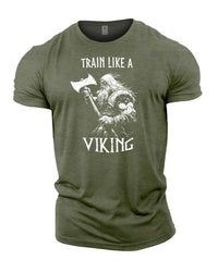 Sons Of Odin Train Like A Viking - Gym T-Shirt