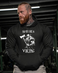 Sons Of Odin Train Like A Viking - Gym Hoodie