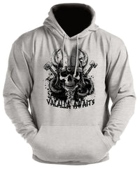 Sons Of Odin Valhalla Awaits - Gym Hoodie