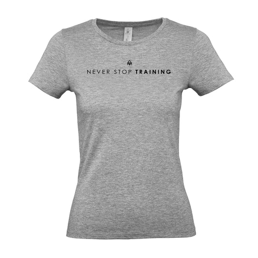 Never Stop Training - Women's Gym T-Shirt