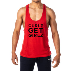 Curlz Get Girlz Mens Stringer Tank Top