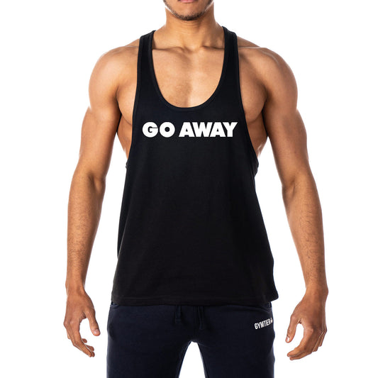 Go Away Mens Stringer Tank Top