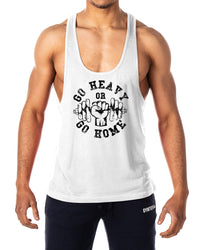 Go Heavy Or Go Home Mens Stringer Tank Top