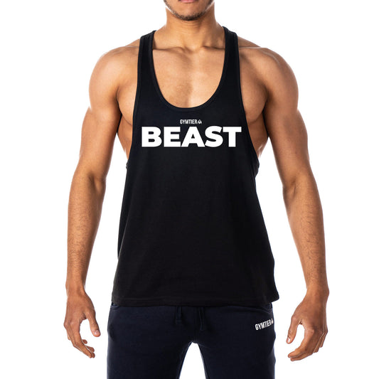 Beast Mens Stringer Tank Top